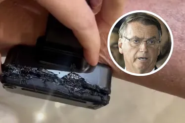 Imagem ilustrativa da imagem Bolsonaro disse a agente que tentou abrir tornozeleira com 'ferro quente'