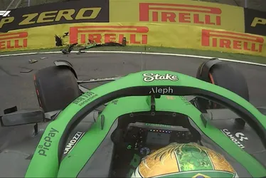 Imagem ilustrativa da imagem Bortoleto abandona o GP de Interlagos na primeira volta