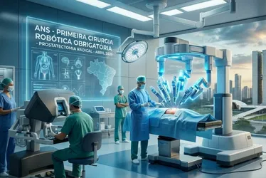 
          Imagem ilustrativa da imagem Cirurgia robótica para tratar câncer de próstata
          