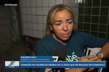 Imagem ilustrativa da imagem Dor e revolta no adeus a menino morto a caminho da igreja em Itamaracá