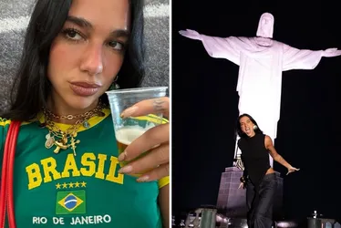 Imagem ilustrativa da imagem Dua Lipa compartilha álbum de fotos do Rio e se declara: 'No meu coração'