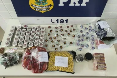 
          Imagem ilustrativa da imagem Dupla é detida com 3,3 kg de drogas durante abordagem da PRF na BR-101
          