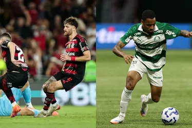 Imagem ilustrativa da imagem Flamengo e Palmeiras oscilam antes da Libertadores e deixam Brasileirão em aberto