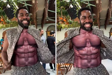 Imagem ilustrativa da imagem Lázaro Ramos comemora 47 anos com tema de festa inusitado