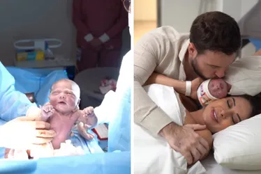 Imagem ilustrativa da imagem Maíra Cardi mostra vídeo de nascimento da filha: 'Misto de emoção e medo'