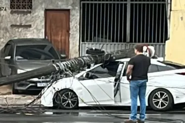 
          Imagem ilustrativa da imagem Motorista de aplicativo cochila ao volante e derruba poste em Cariacica
          