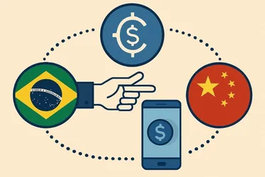 Imagem ilustrativa da imagem O que o Brasil pode aprender com a China sobre o dinheiro digital?