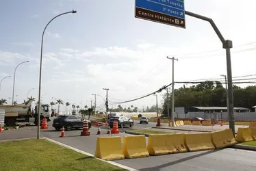 Imagem ilustrativa da imagem Obra do Mergulhão de Camburi já provoca alterações no trânsito