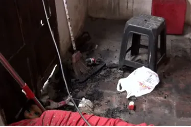 Imagem ilustrativa da imagem Ônibus pega fogo em Paulista, destrói imóveis e mobiliza Defesa Civil