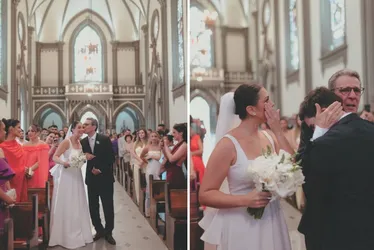 Imagem ilustrativa da imagem Pai supera sequelas de dois AVCs e leva filha ao altar