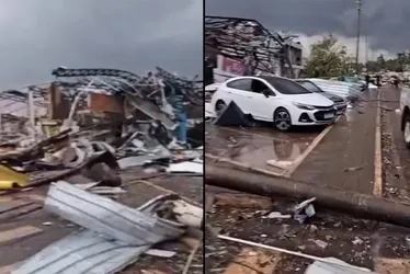 Imagem ilustrativa da imagem Passagem de ciclone mata 6 e afeta ao menos 86 cidades do Sul e Sudeste