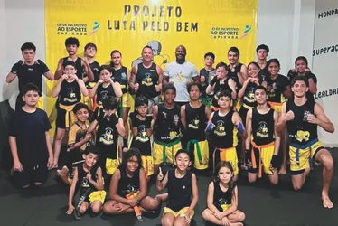 Imagem ilustrativa da imagem Projeto “Luta Pelo Bem” ensina mais de 200 atletas
