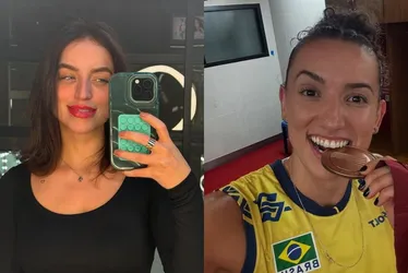 Imagem ilustrativa da imagem Quem é Bruna Unzueta, nova namorada da jogadora de vôlei Gabi Guimarães