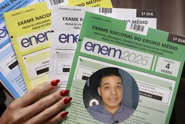 Imagem ilustrativa da imagem Quem é o jovem que antecipou questões do Enem 2025