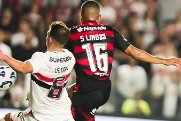 Imagem ilustrativa da imagem São Paulo e Flamengo empatam na Vila Belmiro, e Palmeiras segue líder
