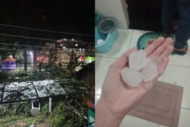 Imagem ilustrativa da imagem VÍDEOS: Temporal causa estragos em várias cidades do Espírito Santo