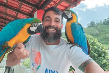 Imagem ilustrativa da imagem Veterinário se muda para o interior em busca de sossego para casal de araras