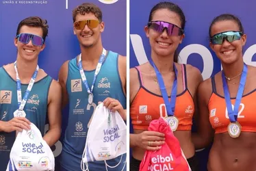 
          Imagem ilustrativa da imagem Vôlei de Praia: Circuito Estadual Sub-23 define os campeões da temporada 2025
          