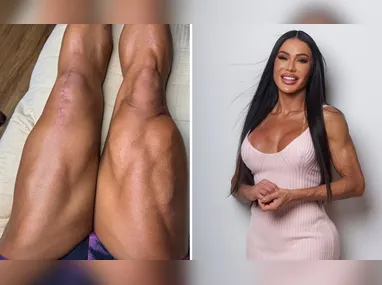 Imagem ilustrativa da imagem Gracyanne Barbosa mostra cicatrizes após cirurgia e desabafa sobre recuperação