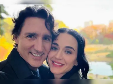 Imagem ilustrativa da imagem Katy Perry posta fotos com o namorado, o ex-premiê do Canadá Justin Trudeau