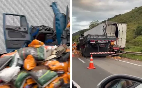 
          Imagem ilustrativa da imagem Acidente entre caminhão e carreta deixa motorista ferido em Guarapari
          