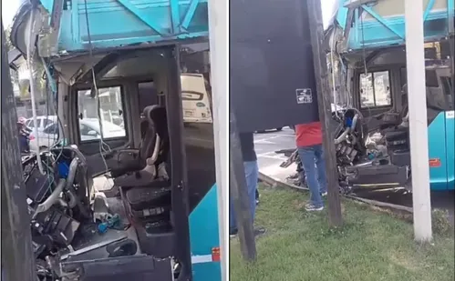 
          Imagem ilustrativa da imagem Acidente entre ônibus de viagem e carreta complica trânsito na Serra
          