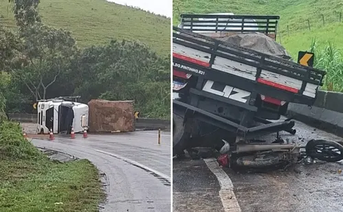 
          Imagem ilustrativa da imagem Acidente entre três veículos interdita totalmente a BR-101 em Rio Novo do Sul
          