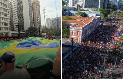 
          Imagem ilustrativa da imagem Ato no Recife critica PL que reduz penas de condenados pelos atos de 8 de janeiro
          