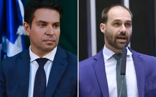 
          Imagem ilustrativa da imagem Câmara cancela passaportes diplomáticos de Ramagem e Eduardo
          