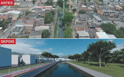 
          Imagem ilustrativa da imagem Canal do Rio Marinho: obra vai mudar o visual em 3 quilômetros de ruas
          