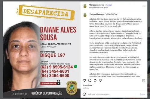
          Imagem ilustrativa da imagem Desaparecimento de corretora em subsolo de prédio passa a ser investigado como possível homicídio
          
