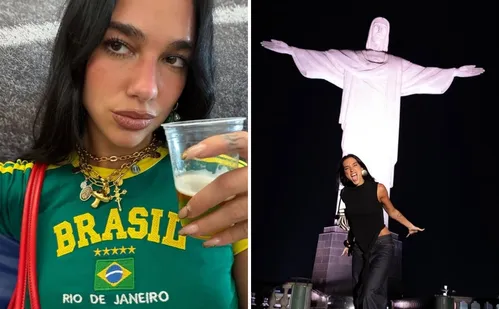 
          Imagem ilustrativa da imagem Dua Lipa compartilha álbum de fotos do Rio e se declara: 'No meu coração'
          