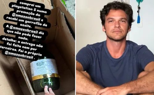 
          Imagem ilustrativa da imagem Emílio Dantas relata golpe após receber azeite em vez de PlayStation da Amazon
          