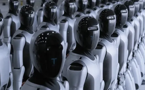 
          Imagem ilustrativa da imagem Empresa chinesa começa produção em massa de robôs humanoides
          