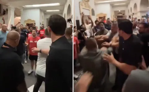 
          Imagem ilustrativa da imagem Ex-deputado Douglas Garcia troca socos com manifestantes na USP
          