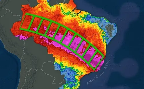 
          Imagem ilustrativa da imagem Fenômeno que deve trazer chuvas ao ES começa a se estabelecer neste sábado
          