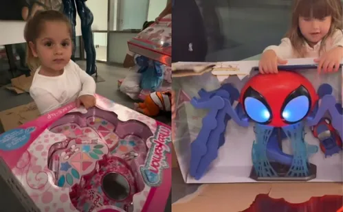 
          Imagem ilustrativa da imagem Filhos de Virginia Fonseca ganham presentes de Vini Jr. e agradecem
          