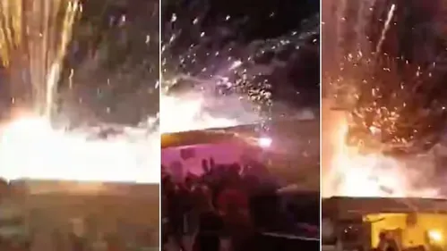 
          Imagem ilustrativa da imagem Fogos de artifício atingem público em inauguração de programação de Natal no RS; há feridos
          