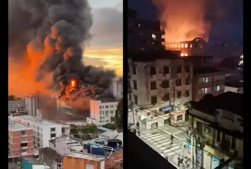 
          Imagem ilustrativa da imagem Incêndio de grandes proporções atinge colégio em Santa Maria
          