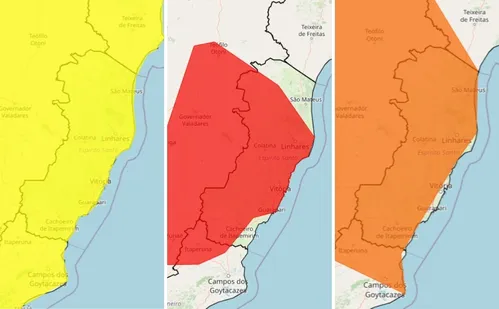 
          Imagem ilustrativa da imagem Alerta vermelho para chuvas e alagamentos na maior parte do ES
          