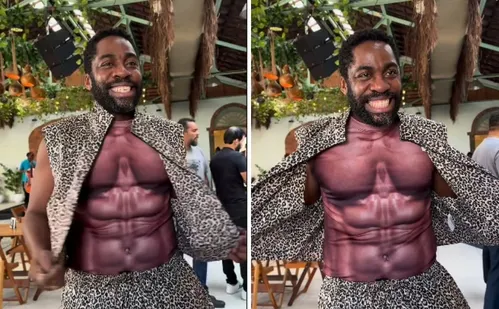 
          Imagem ilustrativa da imagem Lázaro Ramos comemora 47 anos com tema de festa inusitado
          