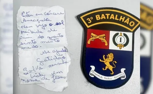 
          Imagem ilustrativa da imagem Mãe mantida em cárcere pelo filho é resgatada após bilhete de socorro em MT
          