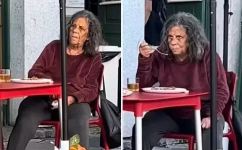 
          Imagem ilustrativa da imagem Maria Gladys é flagrada nas ruas do Rio após filha relatar sumiço
          