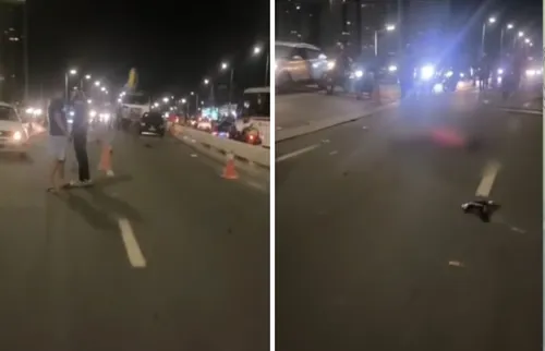 
          Imagem ilustrativa da imagem Motociclista  morre após colisão no Viaduto Temudo; vítima teve a cabeça decapitada
          