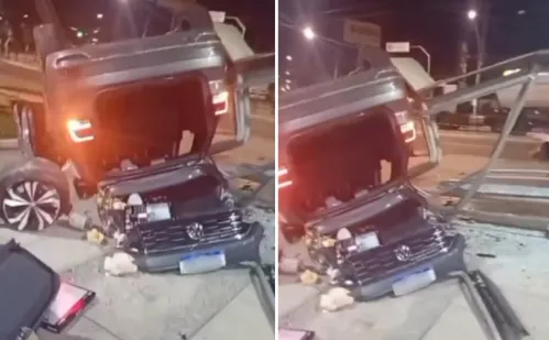 
          Imagem ilustrativa da imagem Motorista embriagado é preso após bater em ponto de ônibus em Vitória
          