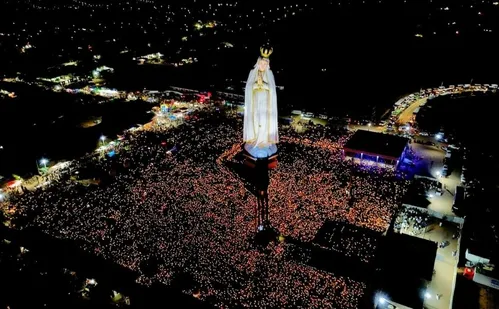
          Imagem ilustrativa da imagem Nova estátua de Nossa Senhora de Fátima supera Cristo e Buda do ES em altura
          