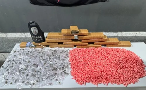 
          Imagem ilustrativa da imagem PM apreende mais de 2 mil pinos de cocaína e quase 8 kg de maconha em Cariacica
          