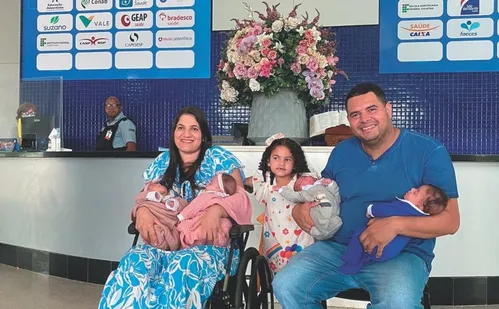 
          Imagem ilustrativa da imagem Sufoco e alegrias na família dos sêxtuplos capixabas
          