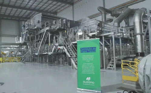 
          Imagem ilustrativa da imagem Suzano vai produzir 1 milhão de rolos de papel por dia no ES
          