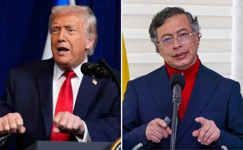 
          Imagem ilustrativa da imagem Trump chama a Colômbia de 'vizinho doente que gosta de vender cocaína para os EUA'
          